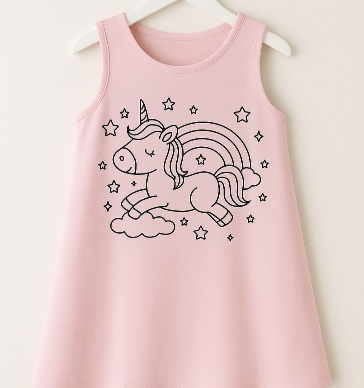Unicorn Magic- DIY Color me frock