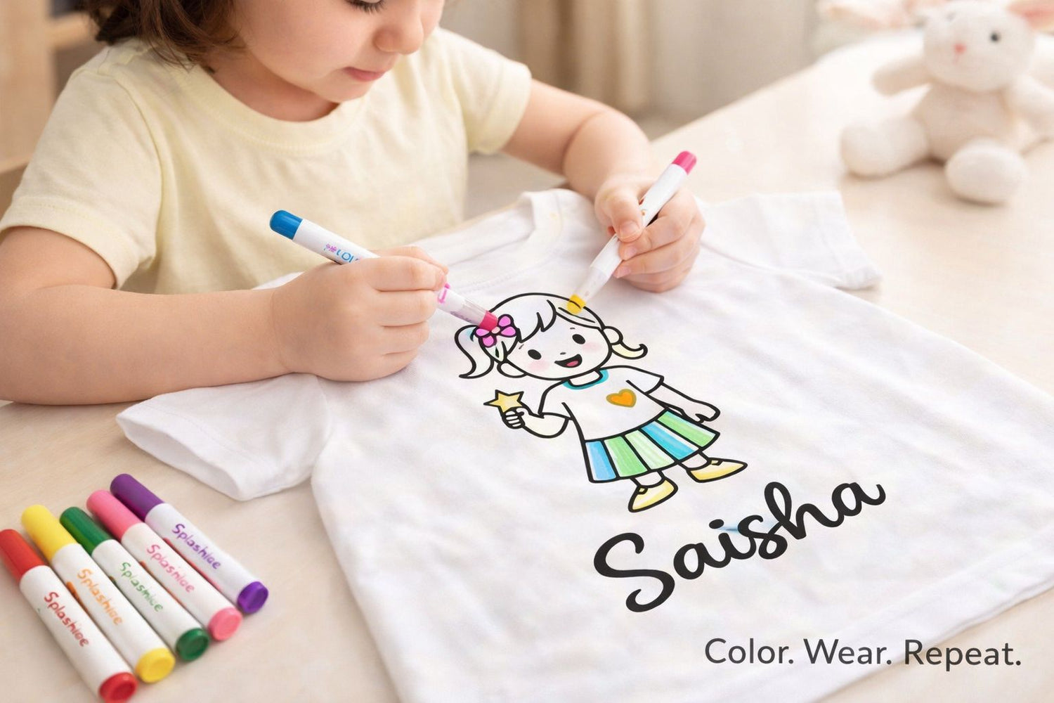 Color Your Own Name Tees