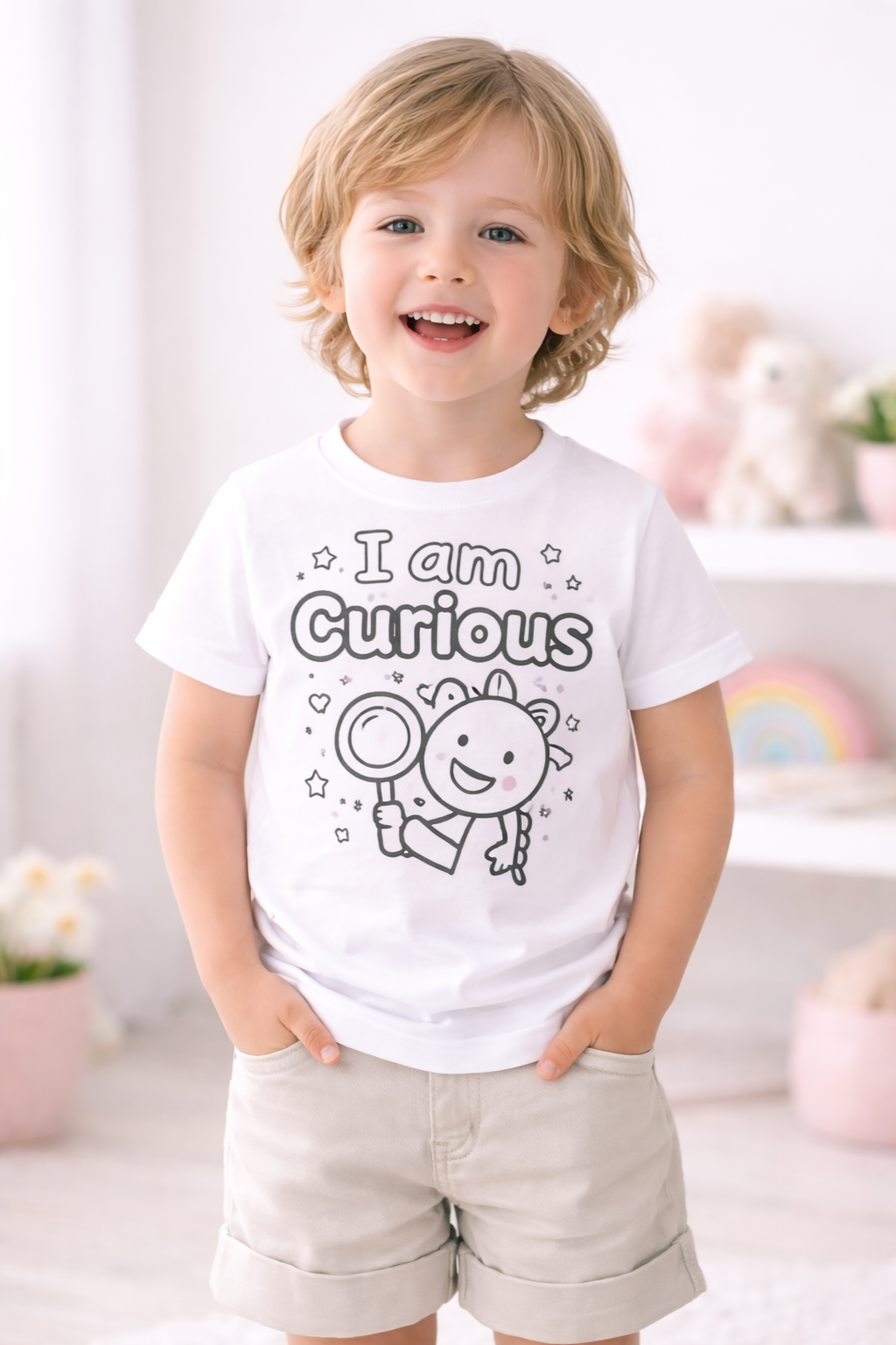 Kids Affirmation Color Your Own Tees- Ready to Wear