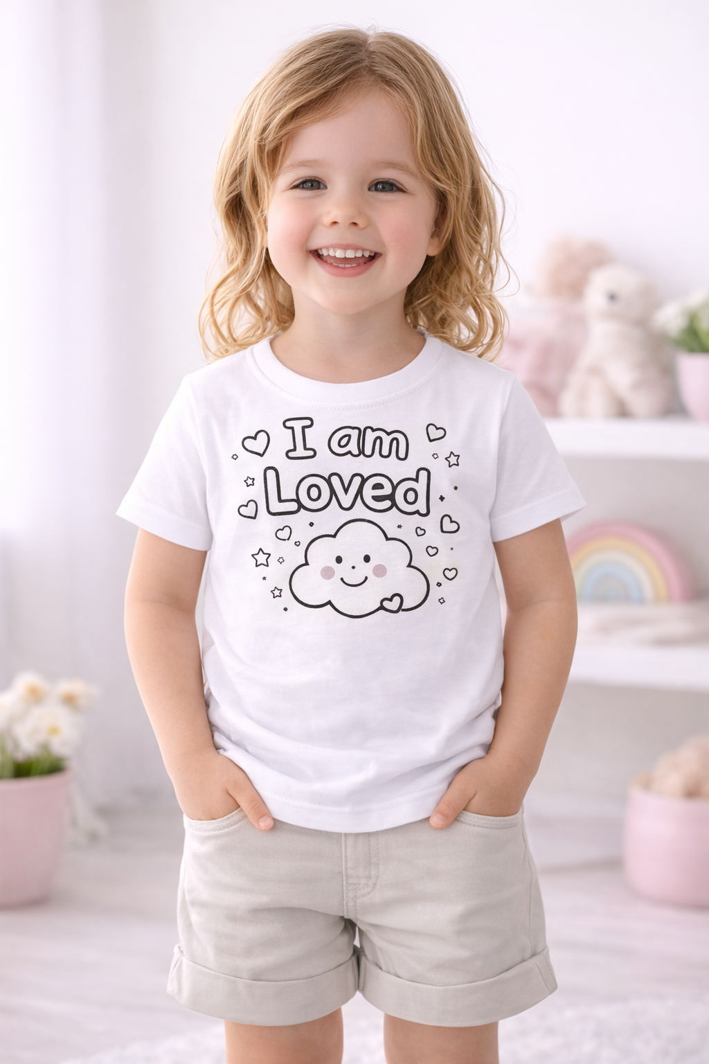 Kids Affirmation Color Your Own Tees- Ready to Wear