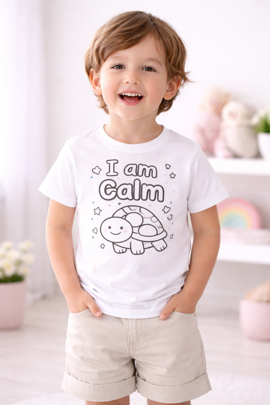 Kids Affirmation Color Your Own Tees- Ready to Wear