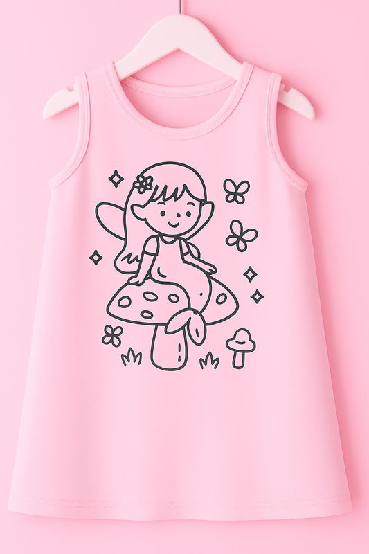 Enchanted garden- DIY Color me frock