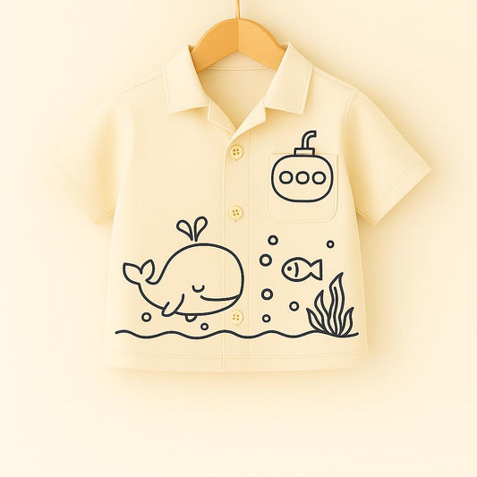 Ocean Explorer- DIY Color me shirt