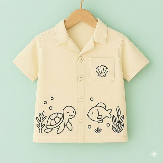 Underwater Buddies- DIY Color me shirt