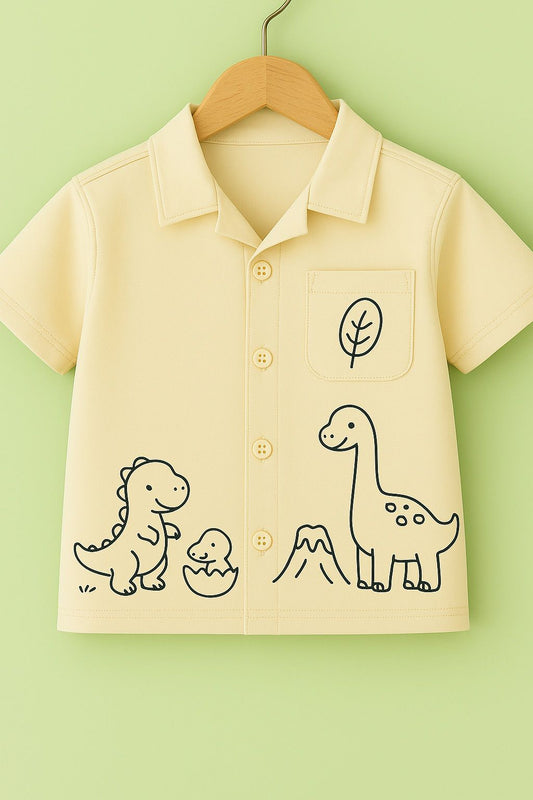 Dinosaur Explorer- DIY Color me shirt