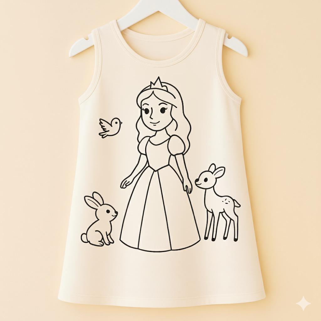 Princess Dream- DIY Color me frock