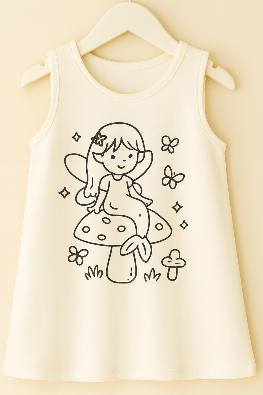 Enchanted garden- DIY Color me frock