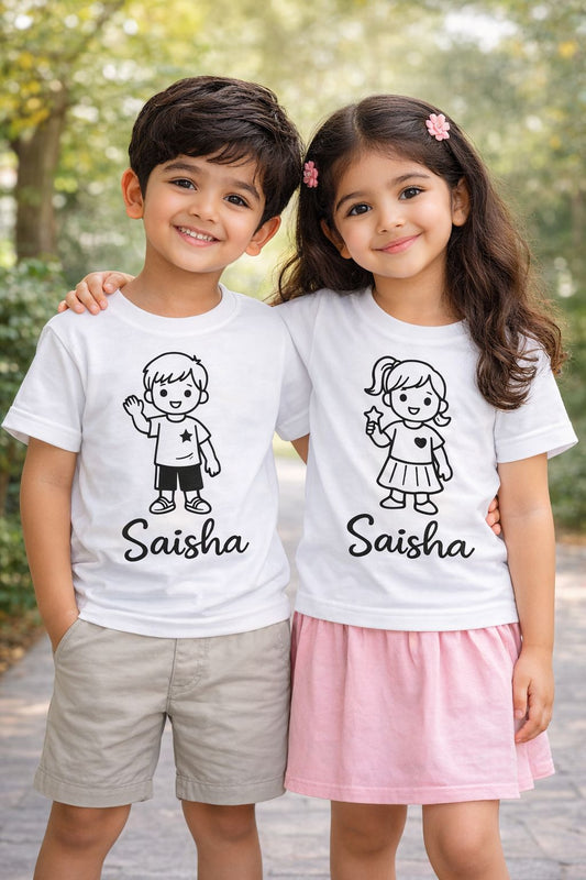 Personalized Color-Your-Own-Name-T-shirt
