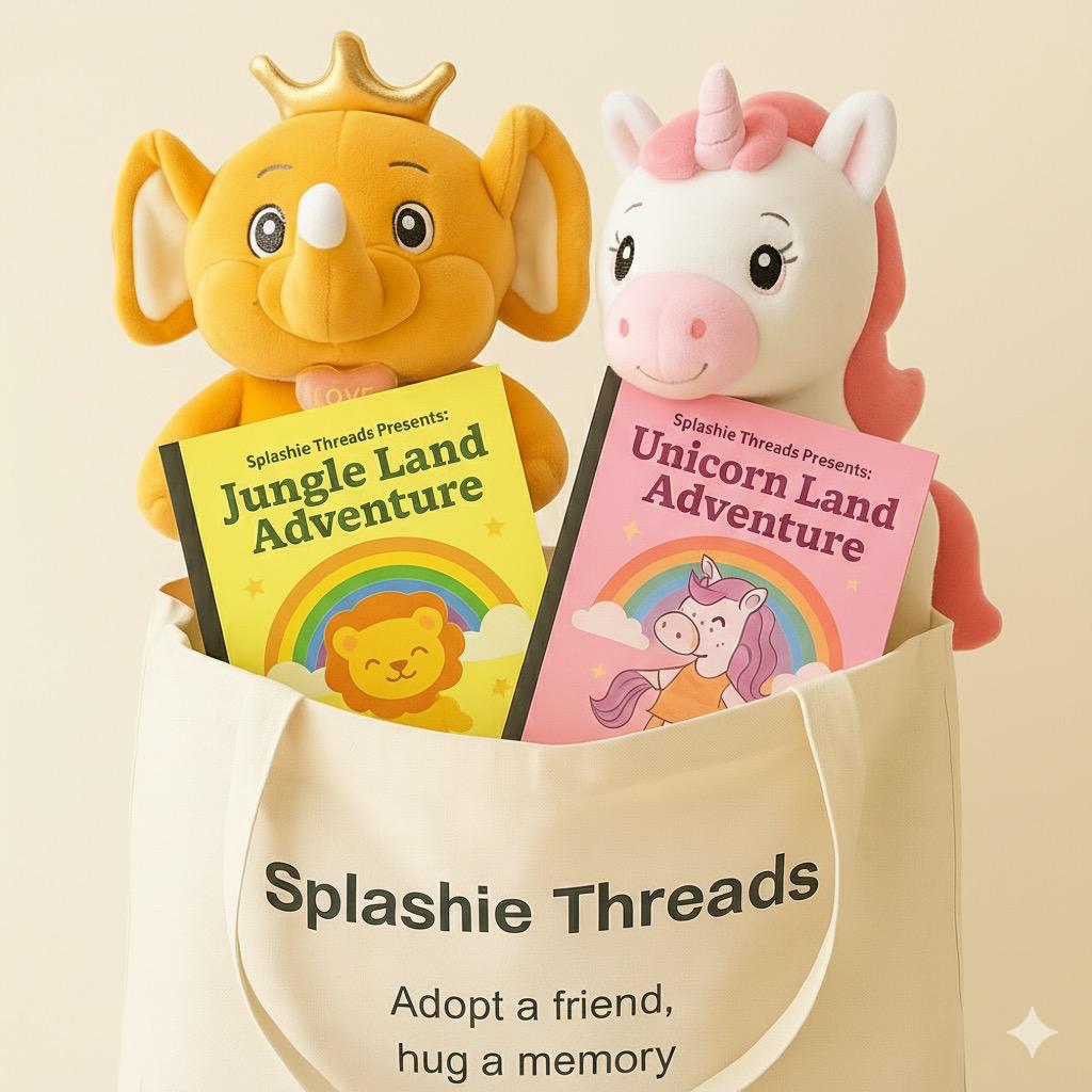 Plushie with Storybook